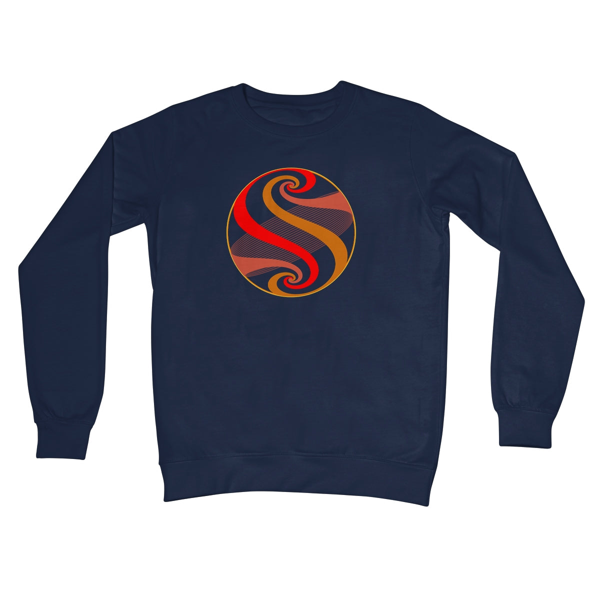 Möbius Flow, Dawn Sphere Crew Neck Sweatshirt