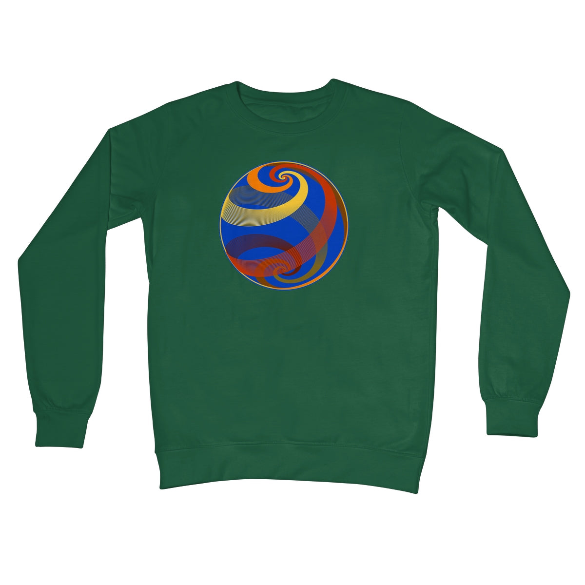 Loxodromes, Autumn Globe Crew Neck Sweatshirt