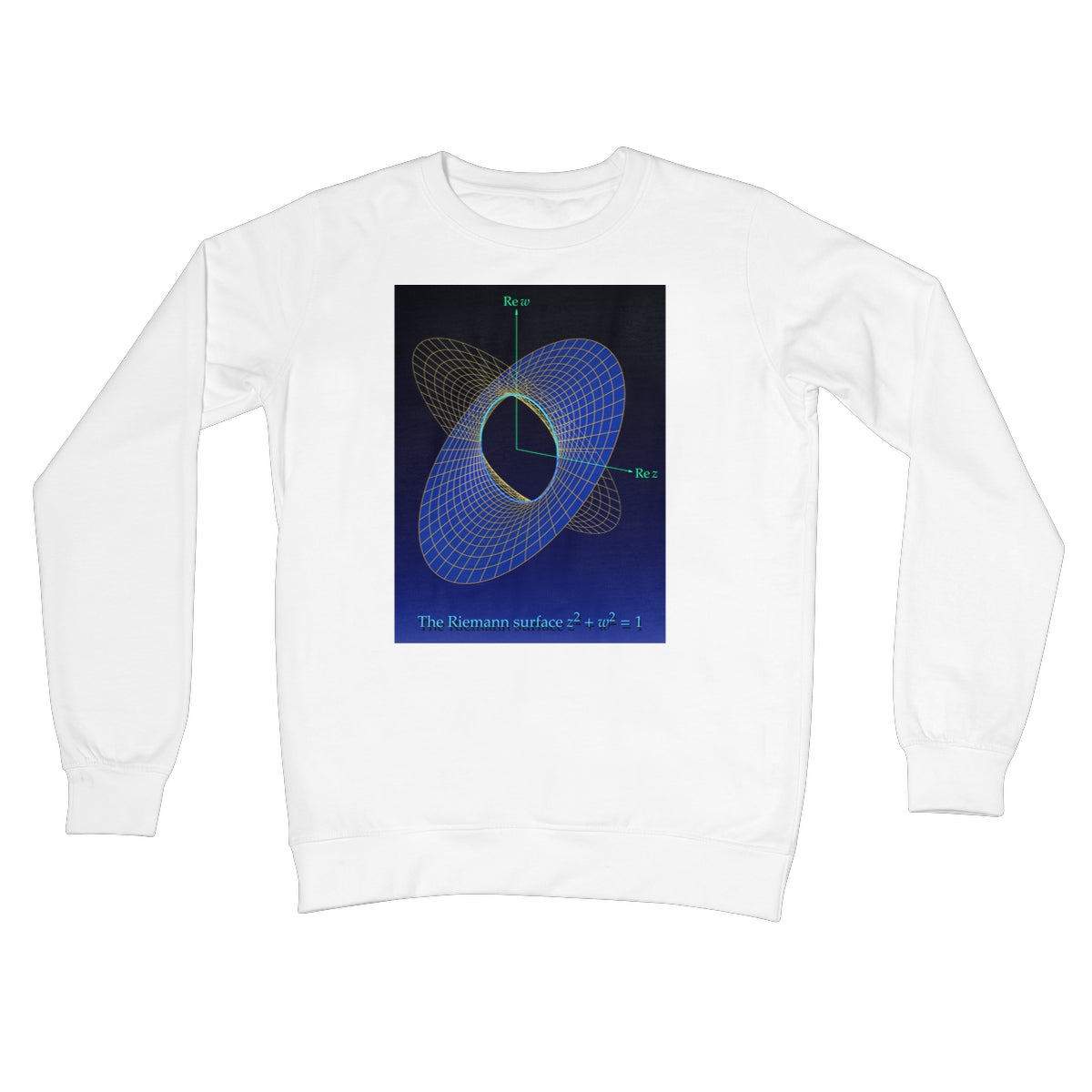 Complex Circle, 1 Slit Crew Neck Sweatshirt