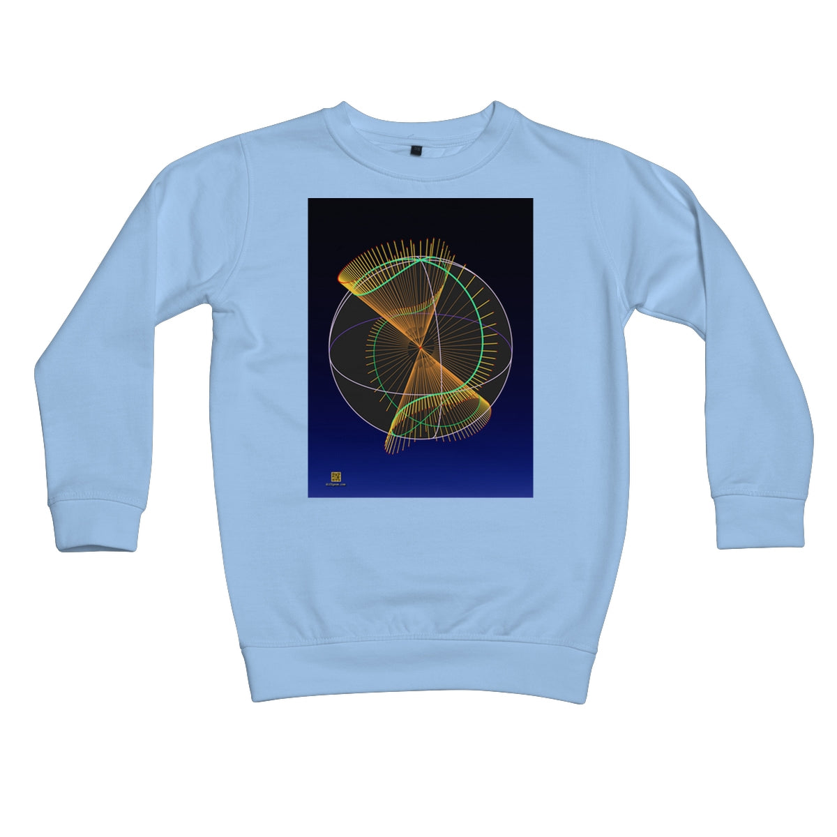 Projectivized Nodal Cubic Kids Sweatshirt