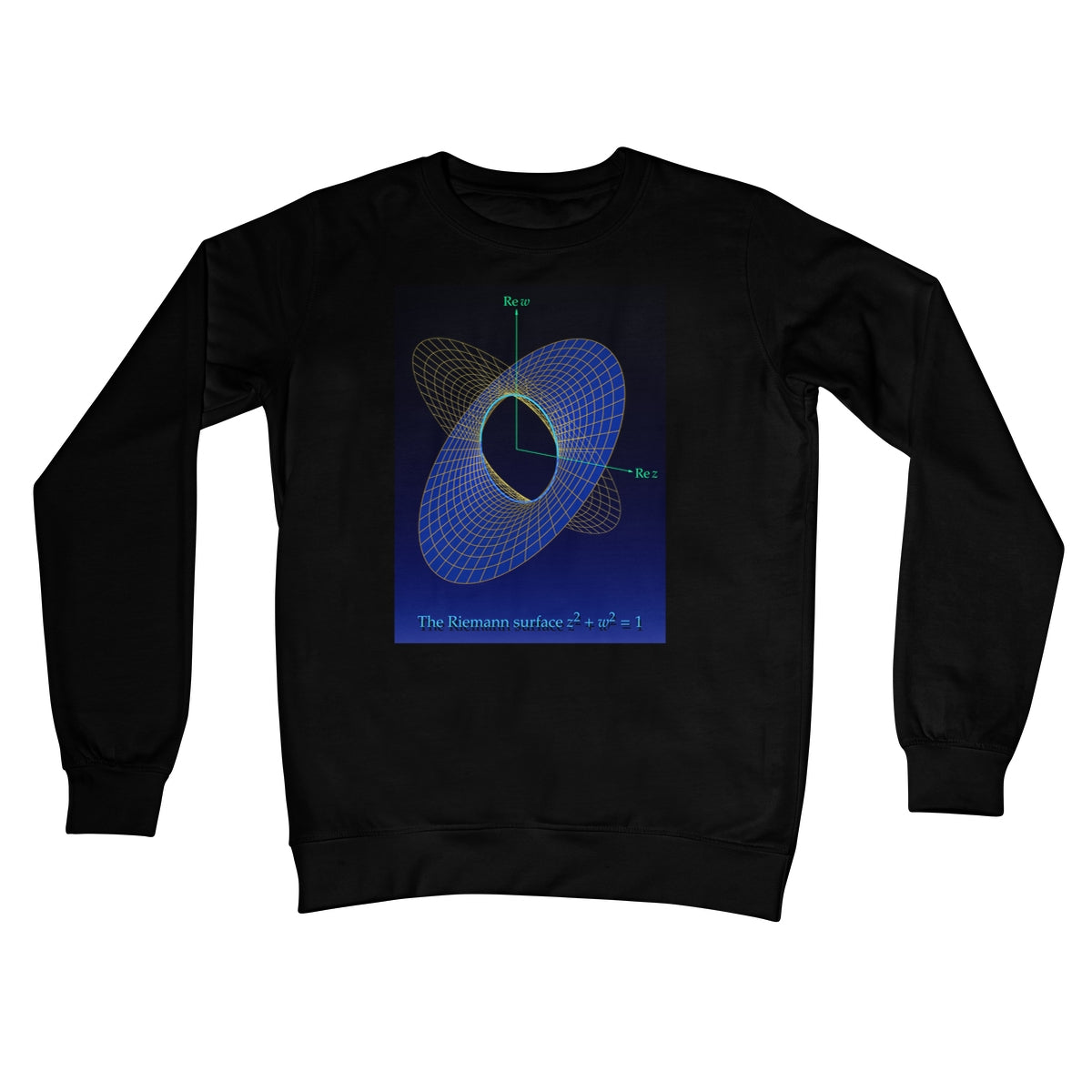 Complex Circle, 1 Slit Crew Neck Sweatshirt