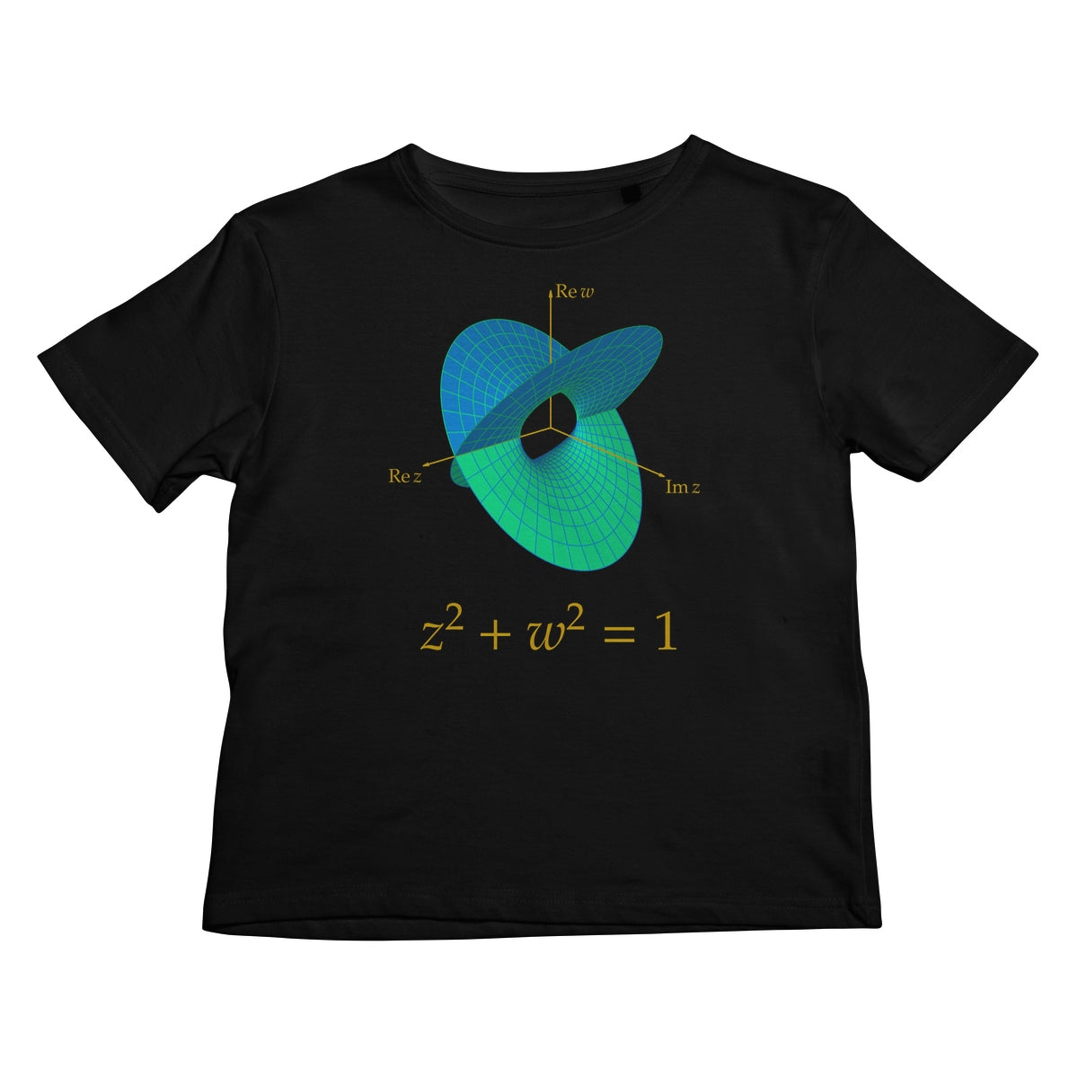 Complex Circle, 2 Slits Kids T-Shirt