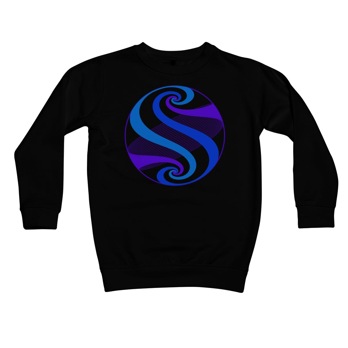 Möbius Flow, Twilight Sphere Kids Sweatshirt