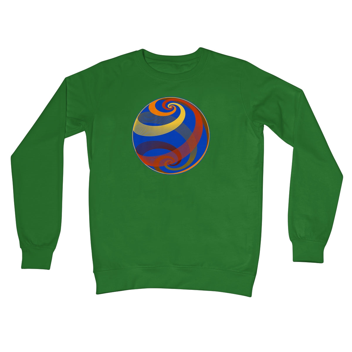 Loxodromes, Autumn Globe Crew Neck Sweatshirt