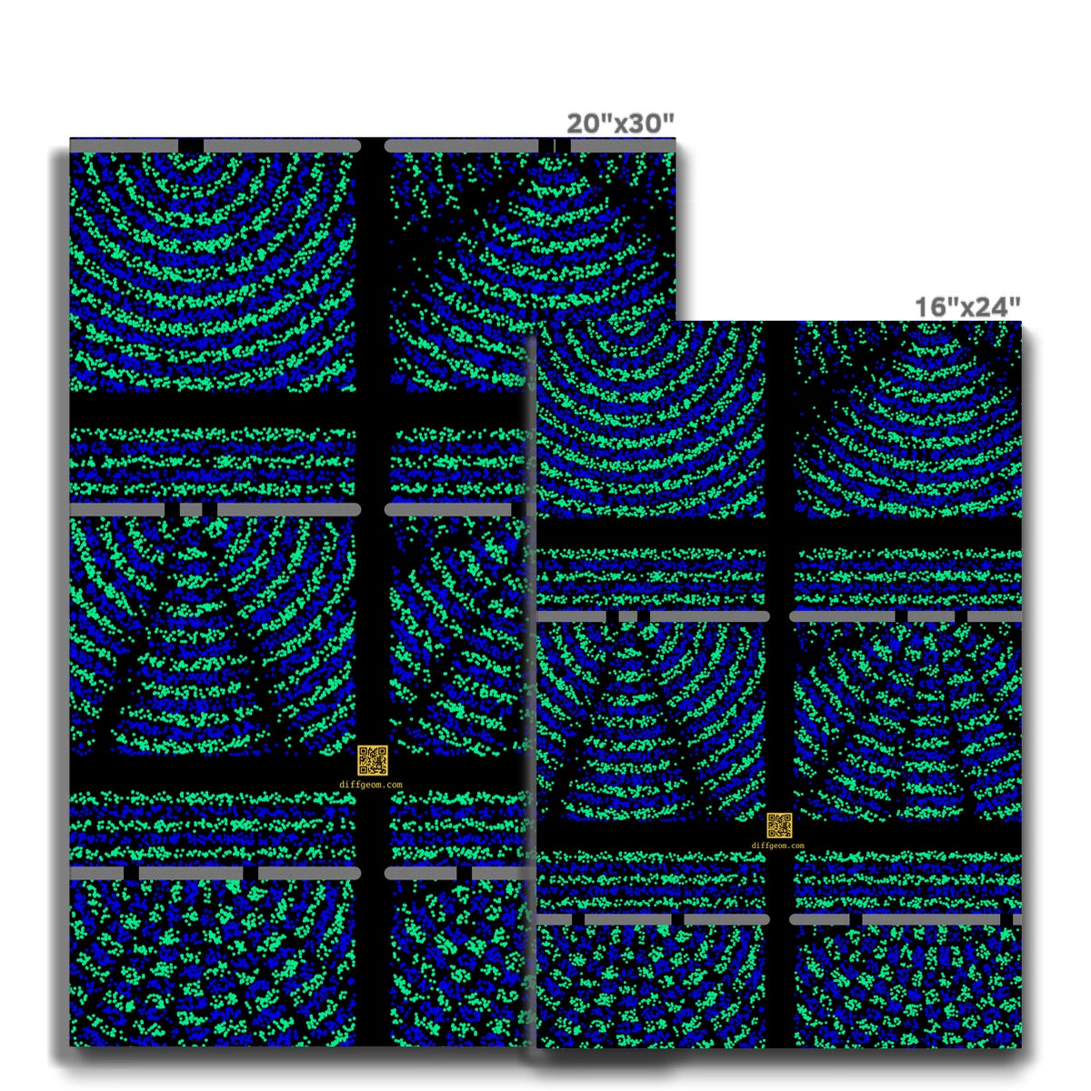 Double Slit Experiment Eco Canvas