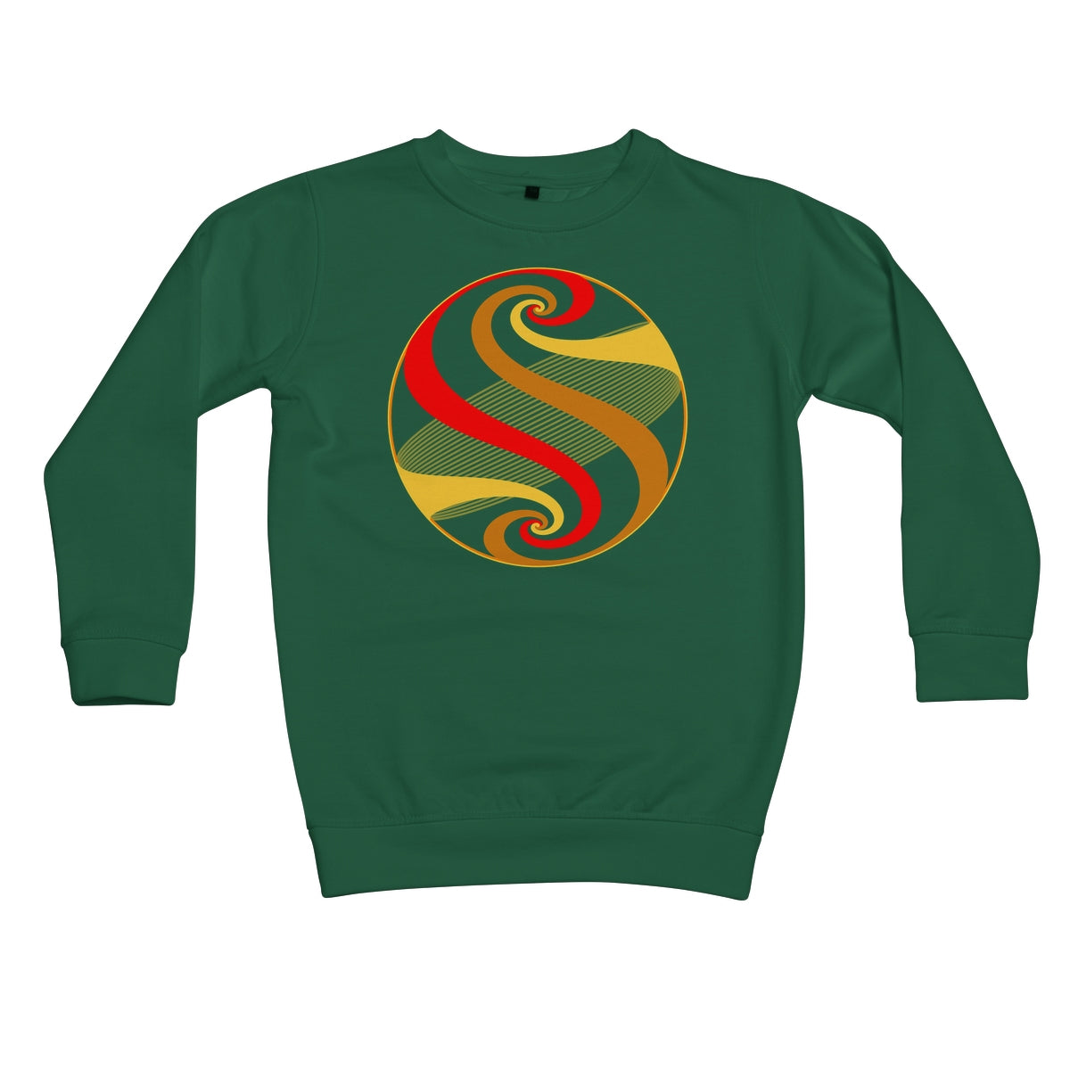 Möbius Flow, Dawn Sphere Kids Sweatshirt