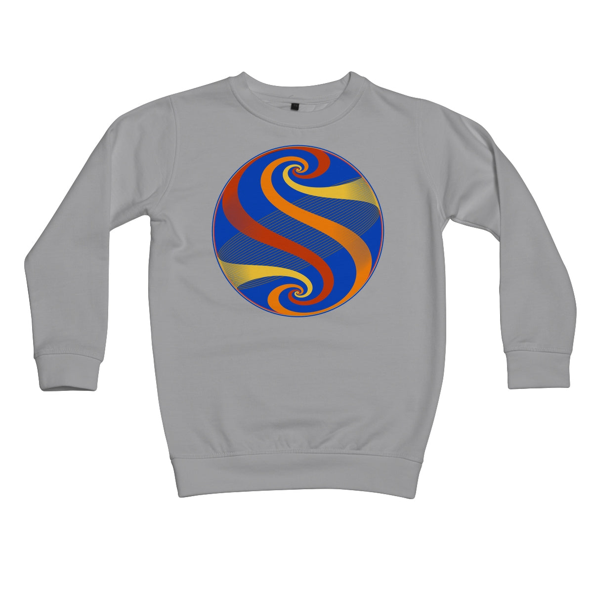 Möbius Flow, Autumn Globe Kids Sweatshirt