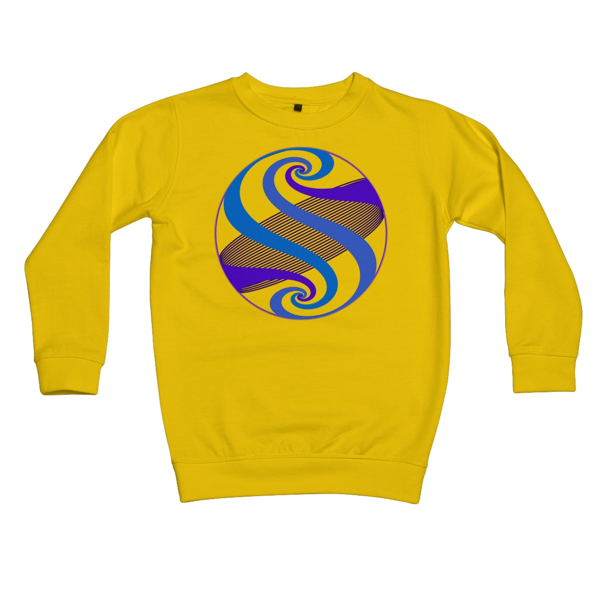 Möbius Flow, Twilight Sphere Kids Sweatshirt