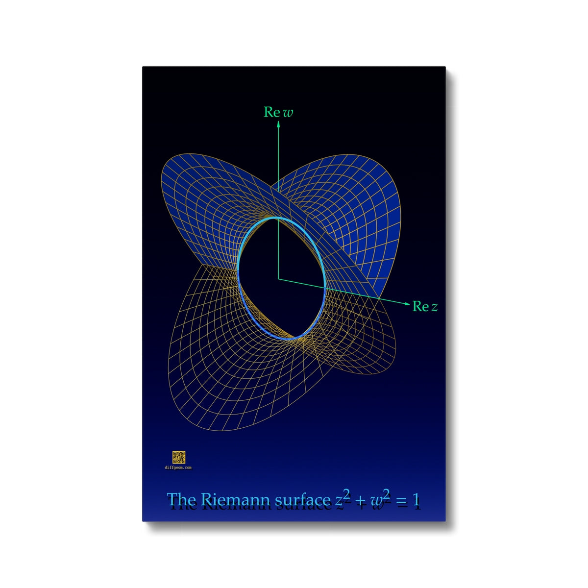 Complex Circle, 2 Slits Eco Canvas