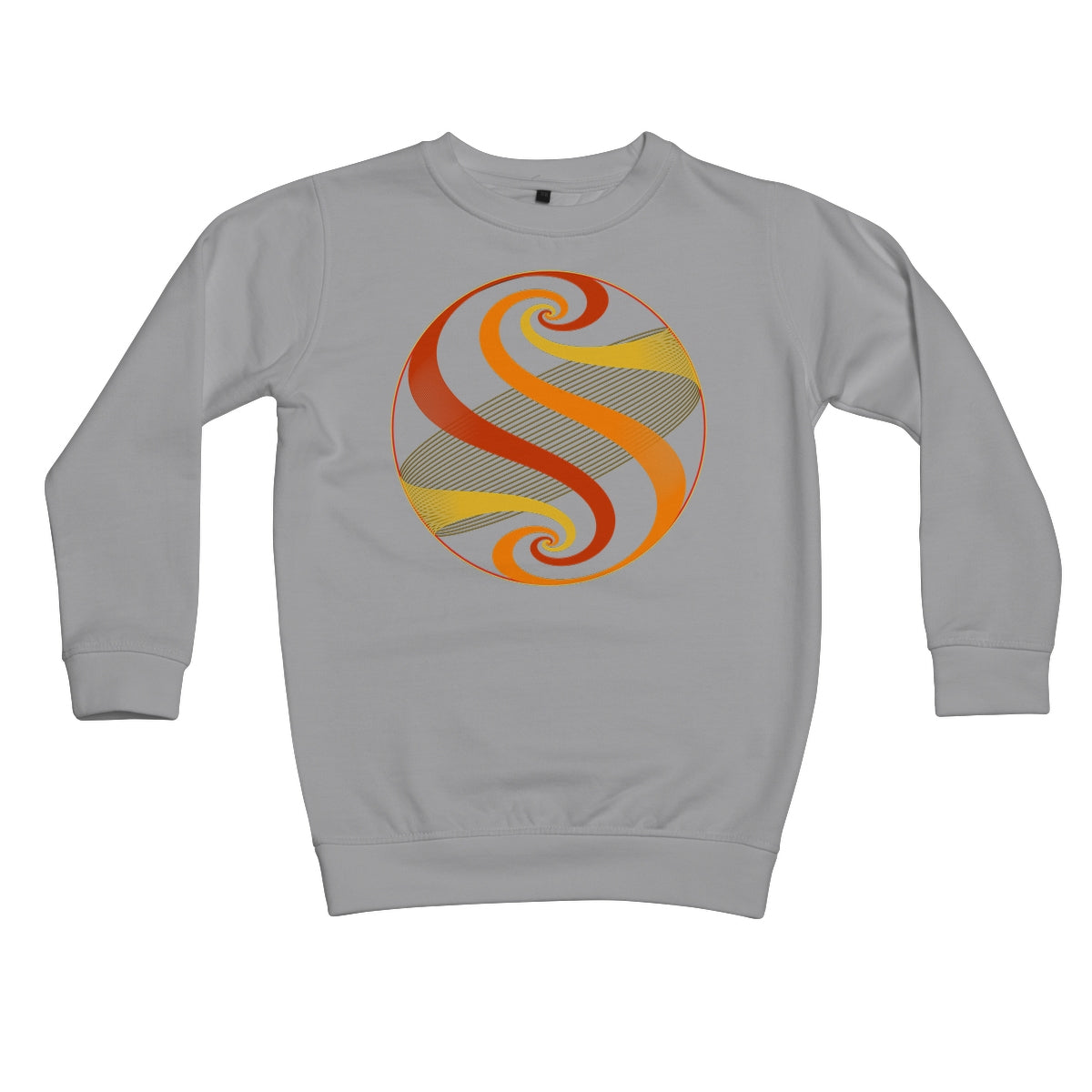 Möbius Flow, Autumn Sphere Kids Sweatshirt