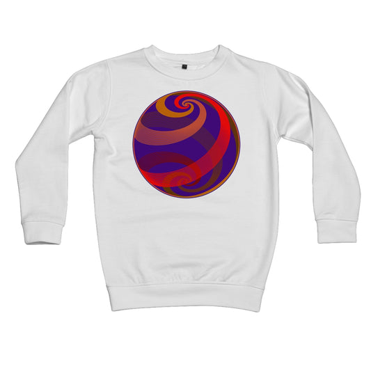 Loxodromes, Dawn Globe Kids Sweatshirt