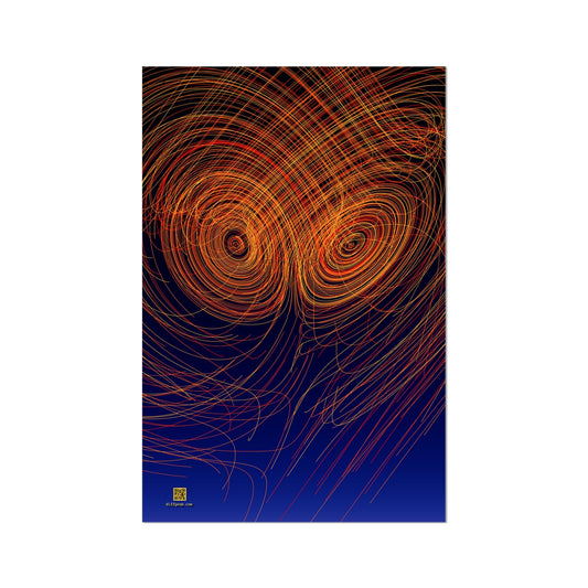 Attractor, Warm Wall Art Poster