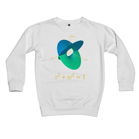 Complex Circle, 2 Slits Kids Sweatshirt