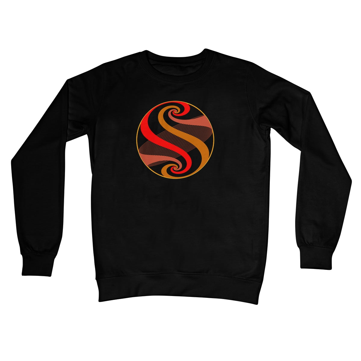 Möbius Flow, Dawn Sphere Crew Neck Sweatshirt