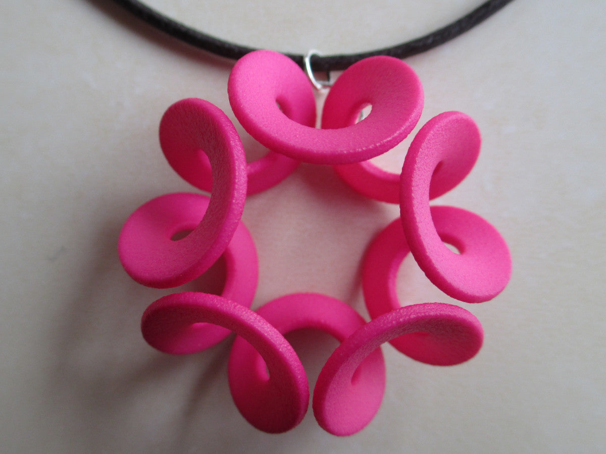 Pink Carnation Necklace
