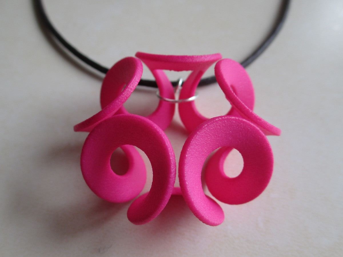 Pink Carnation Necklace