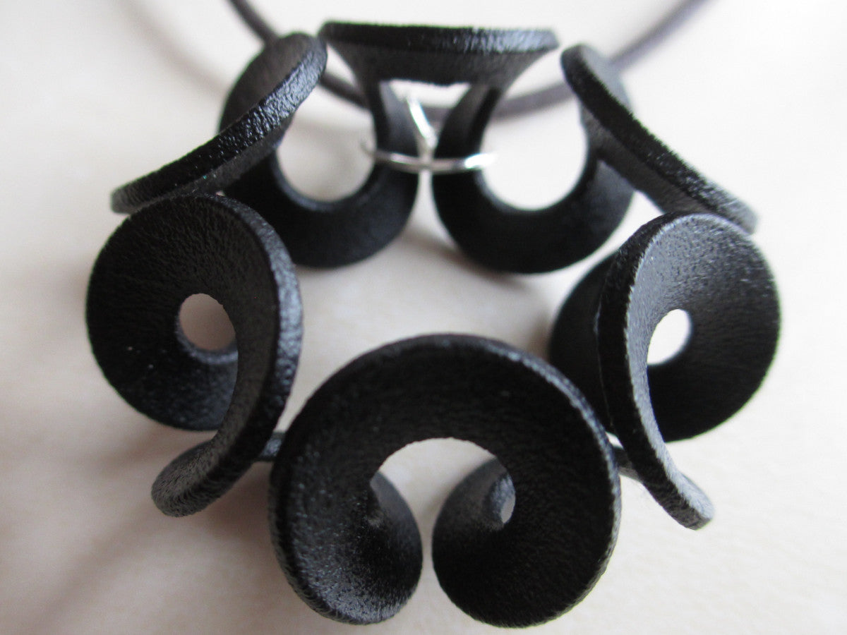 Black Carnation Necklace