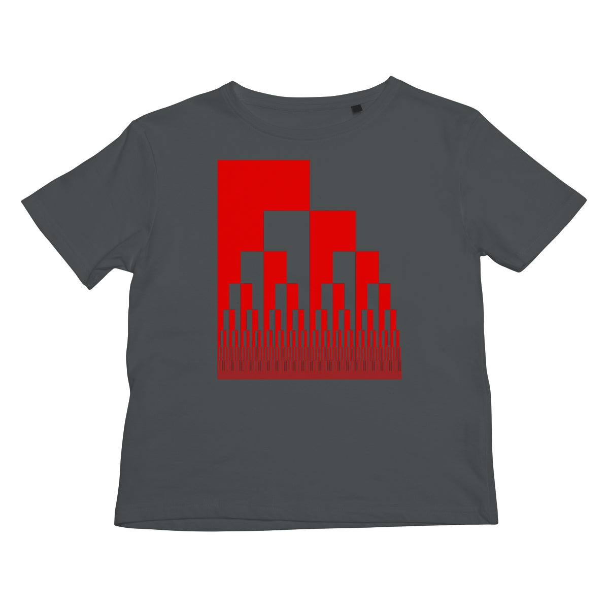 Binary Cascade, Red Kids T-Shirt