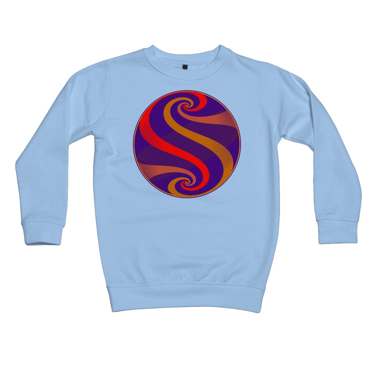 Möbius Flow, Dawn Globe Kids Sweatshirt