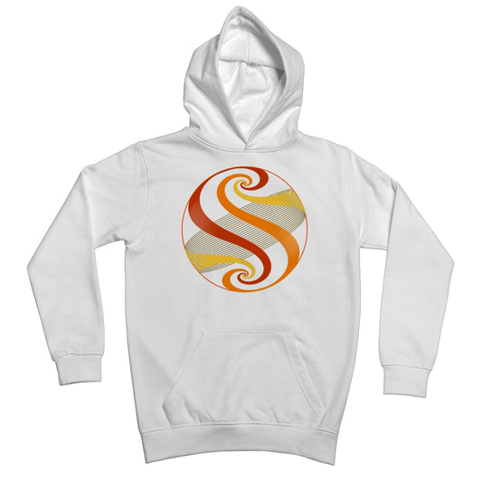 Möbius Flow, Autumn Sphere Kids Hoodie