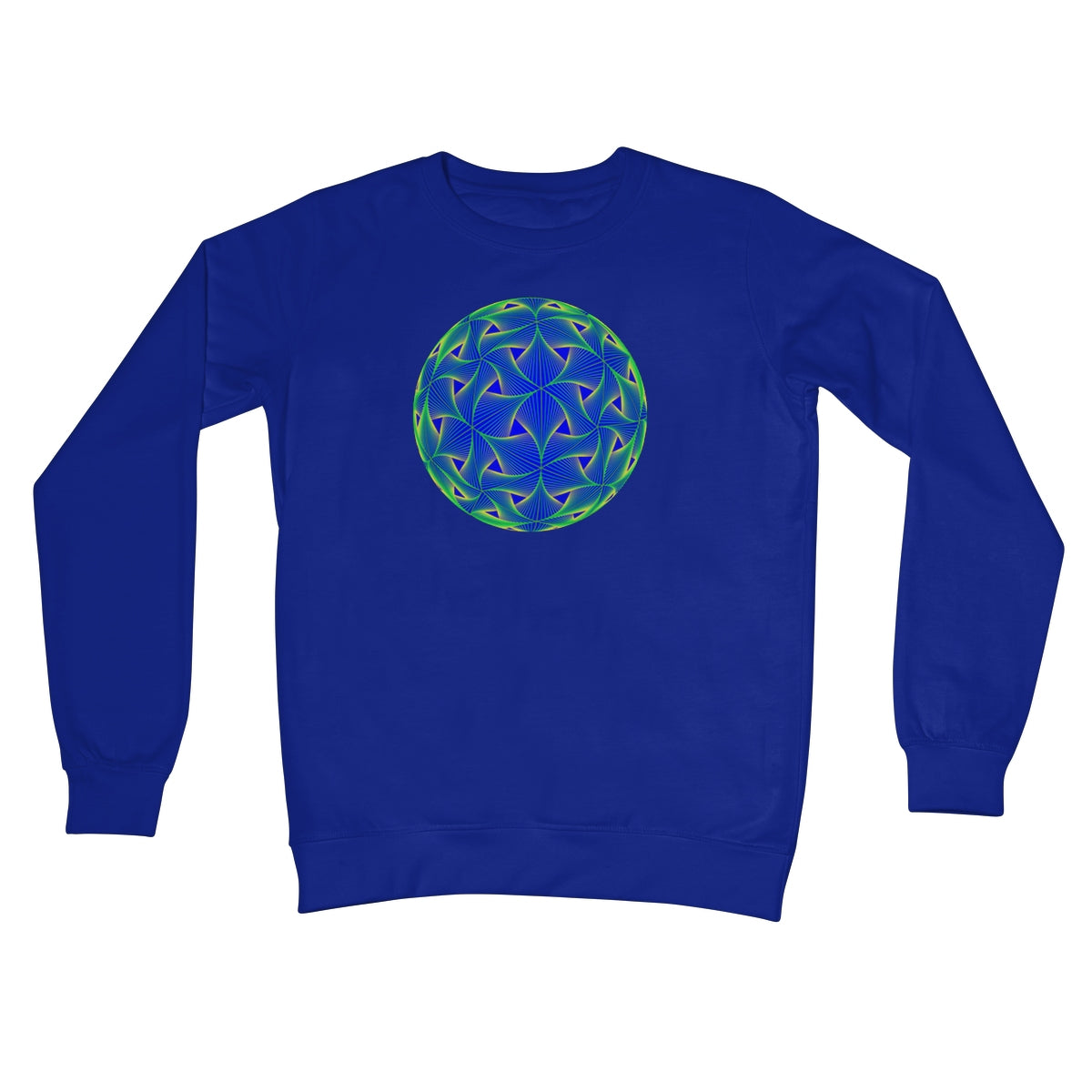 Diatom, Green Crew Neck Sweatshirt