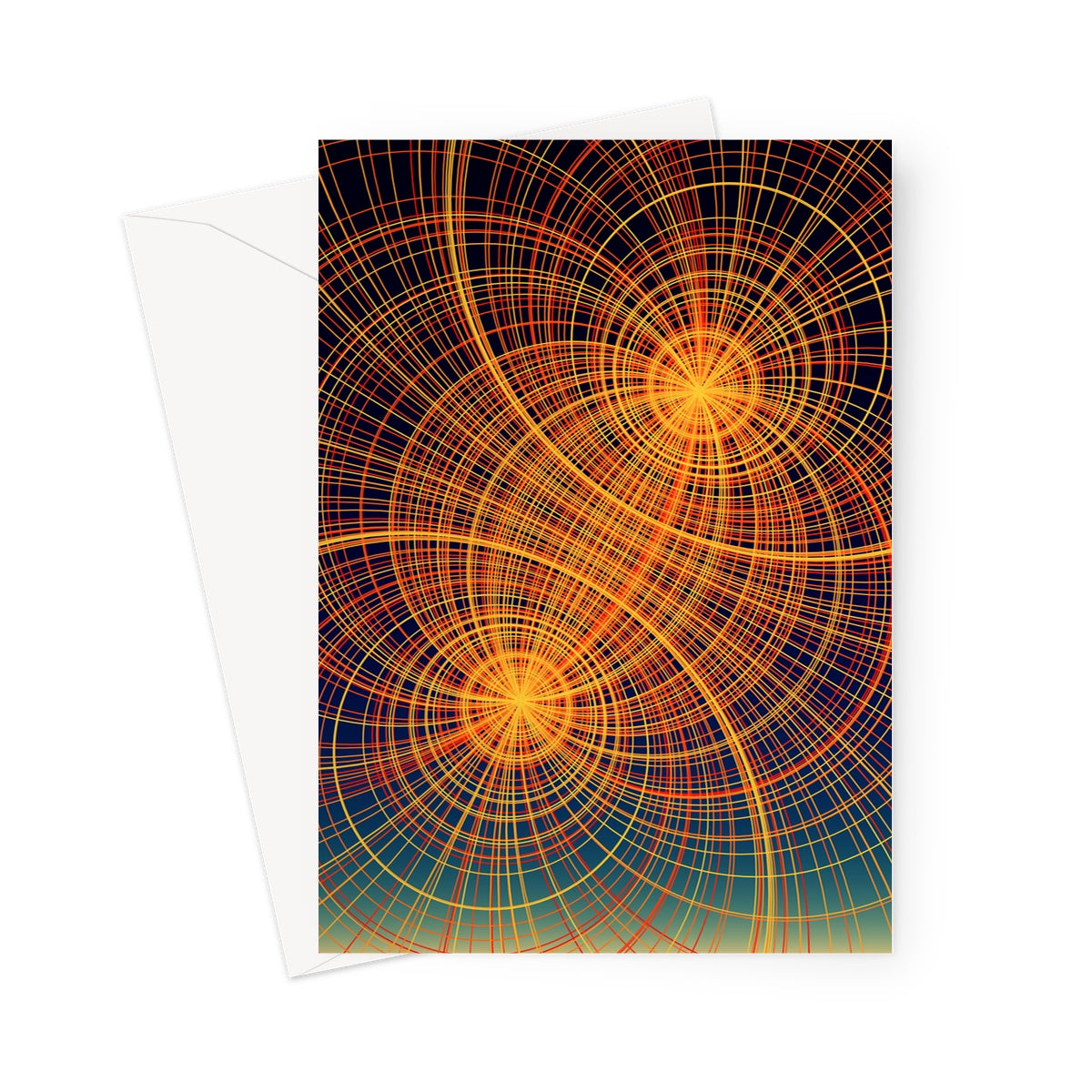 Polar Dusk Greeting Card