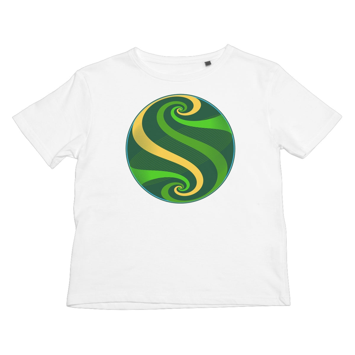 Möbius Flow, Pond Globe Kids T-Shirt