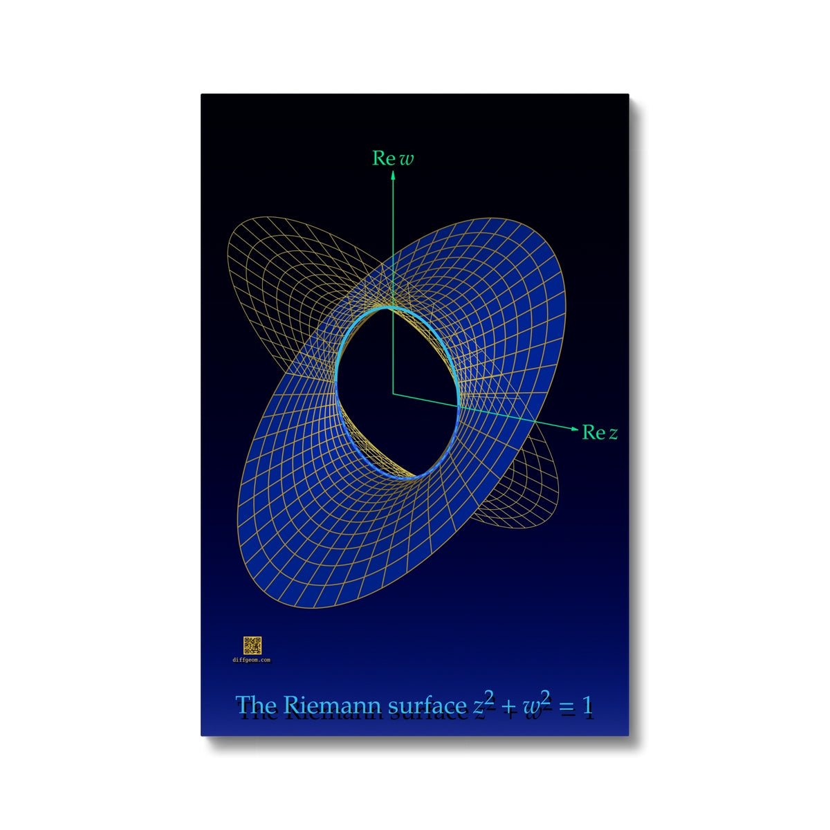 Complex Circle, 1 Slit Eco Canvas