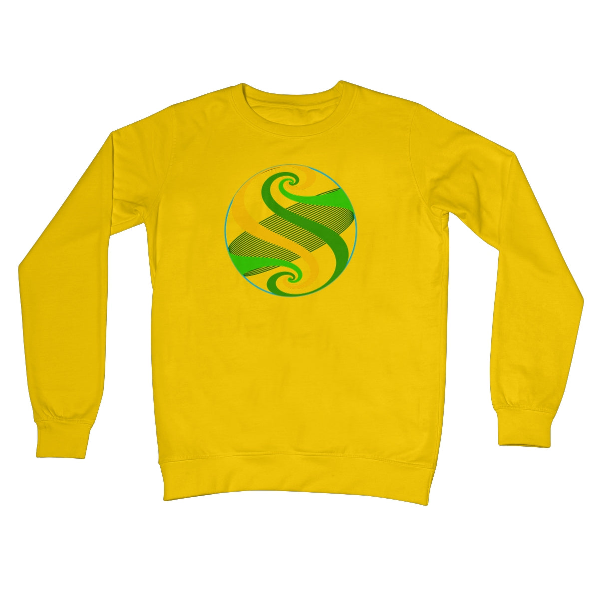 Möbius Flow, Pond Sphere Crew Neck Sweatshirt