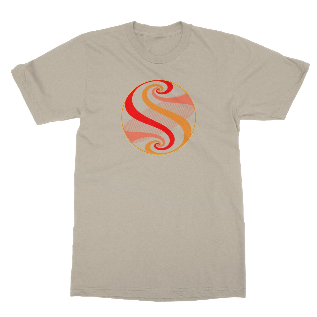 Möbius Flow, Dawn Sphere Softstyle T-Shirt