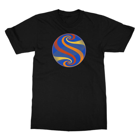 Möbius Flow, Autumn Globe Softstyle T-Shirt