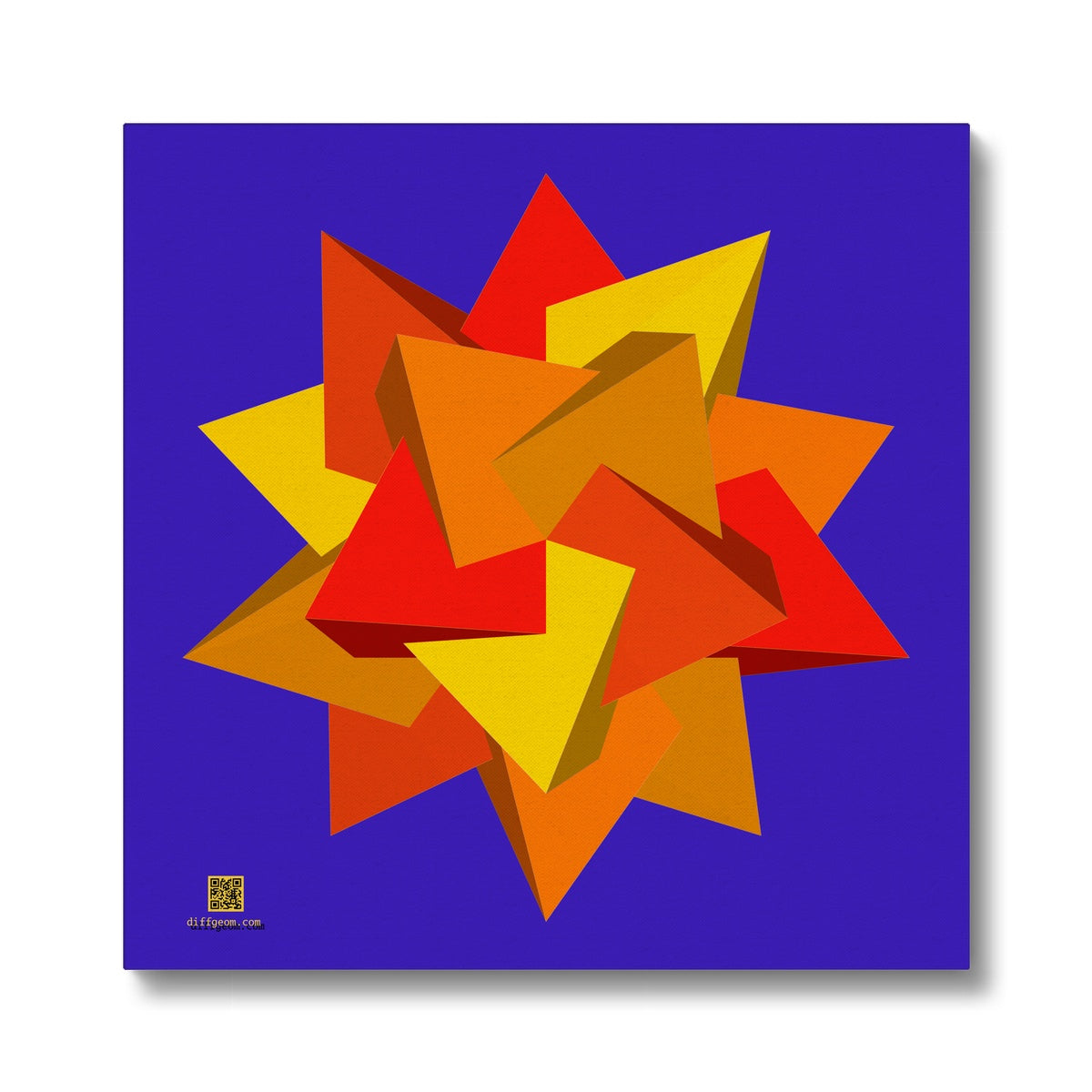 Five Tetrahedra, Autumn Eco Canvas