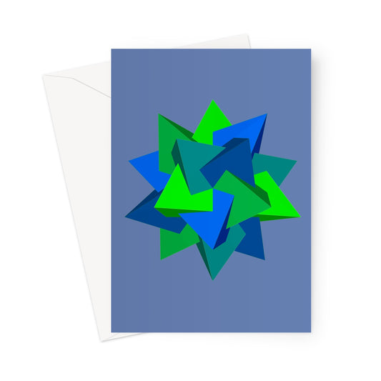 Five Tetrahedra, Summer Greeting Card