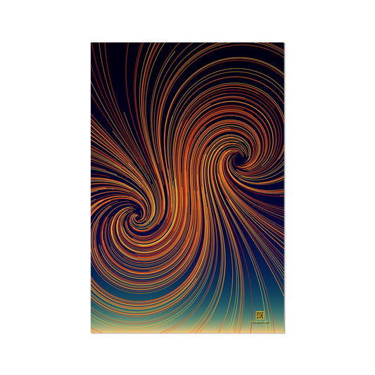 Polar Orbits, Dusk Wall Art Poster