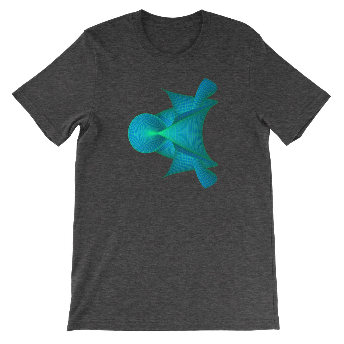 Kuen's Surface, Aqua Unisex Short Sleeve T-Shirt