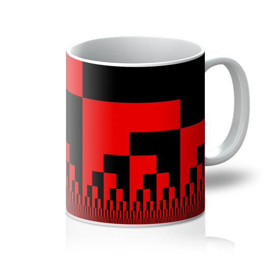 Binary Cascade, Red Mug
