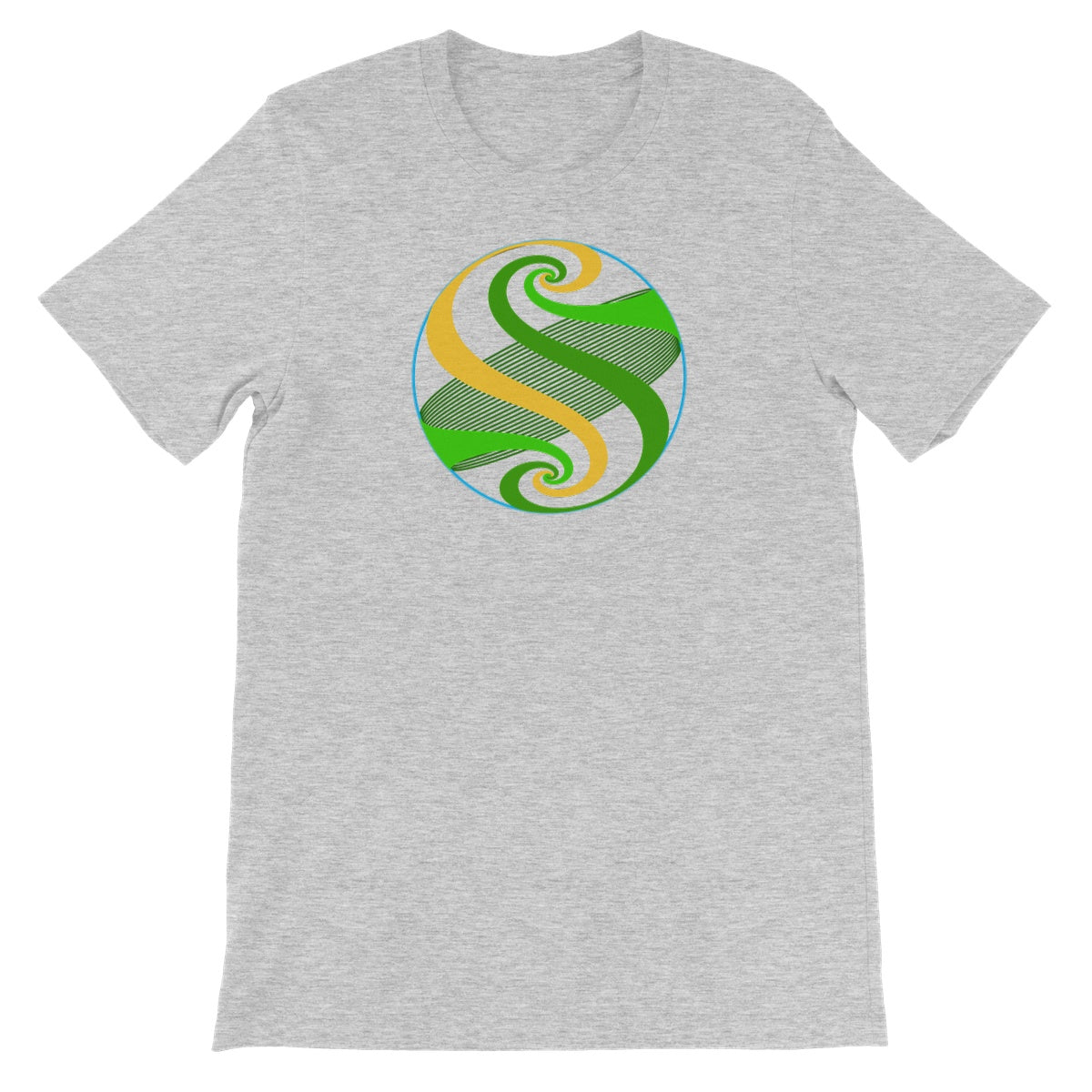 Möbius Flow, Pond Sphere Unisex Short Sleeve T-Shirt