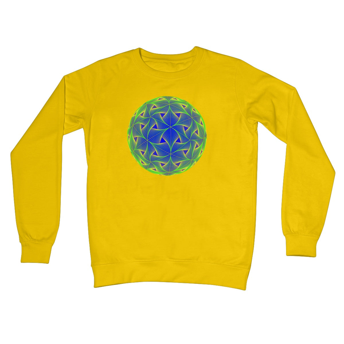 Diatom, Green Crew Neck Sweatshirt
