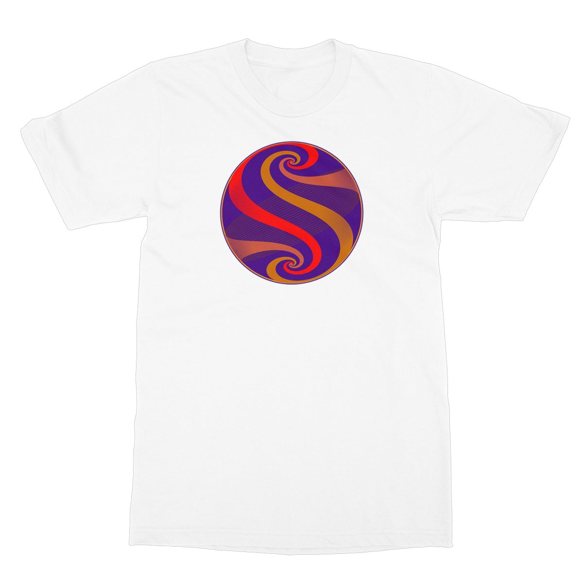 Möbius Flow, Dawn Globe Softstyle T-Shirt