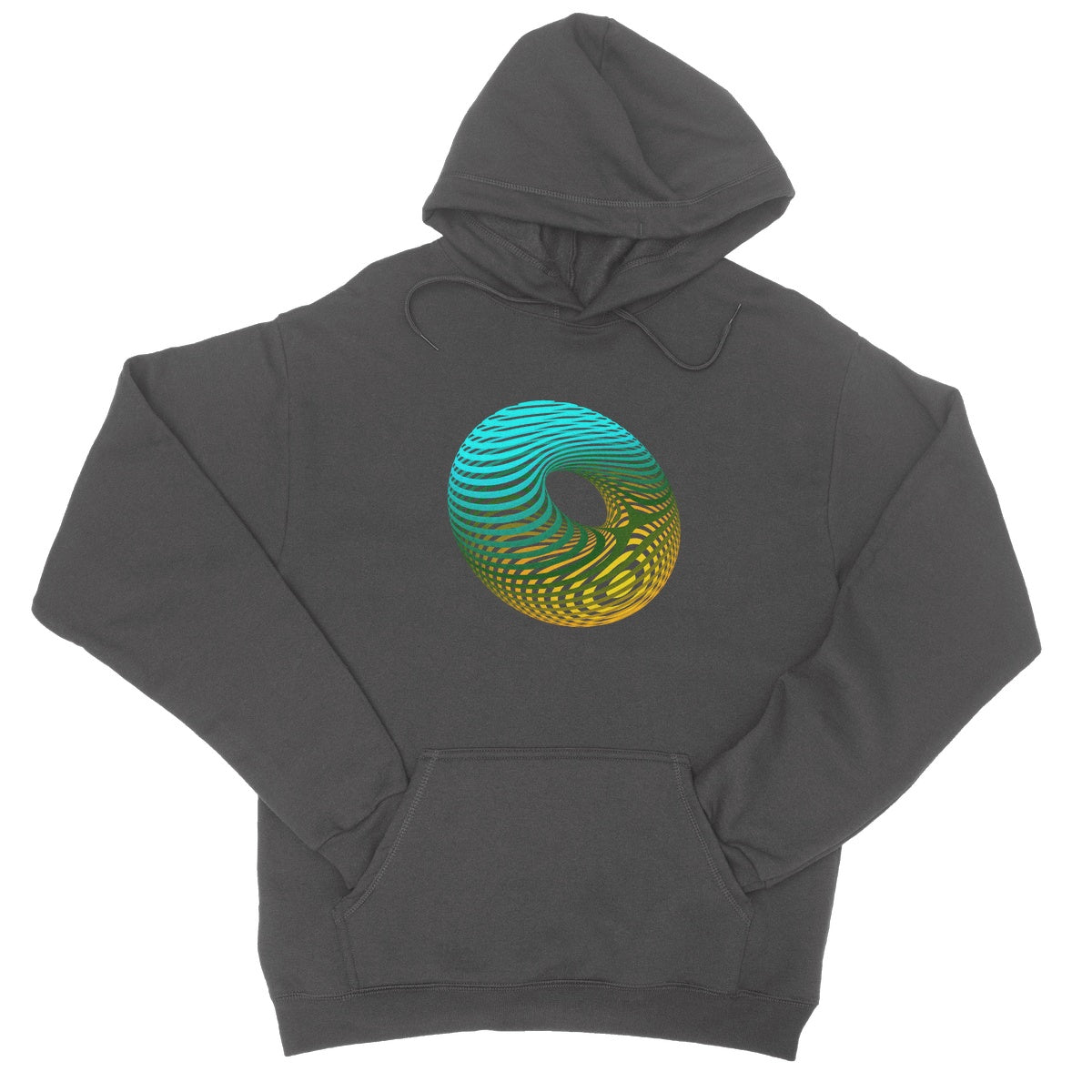 Morse Theory, Oblique College Hoodie