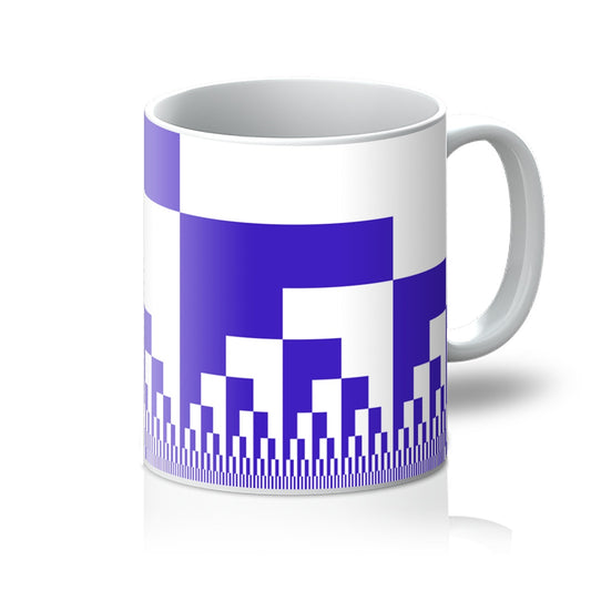 Binary Cascade, Blue Mug