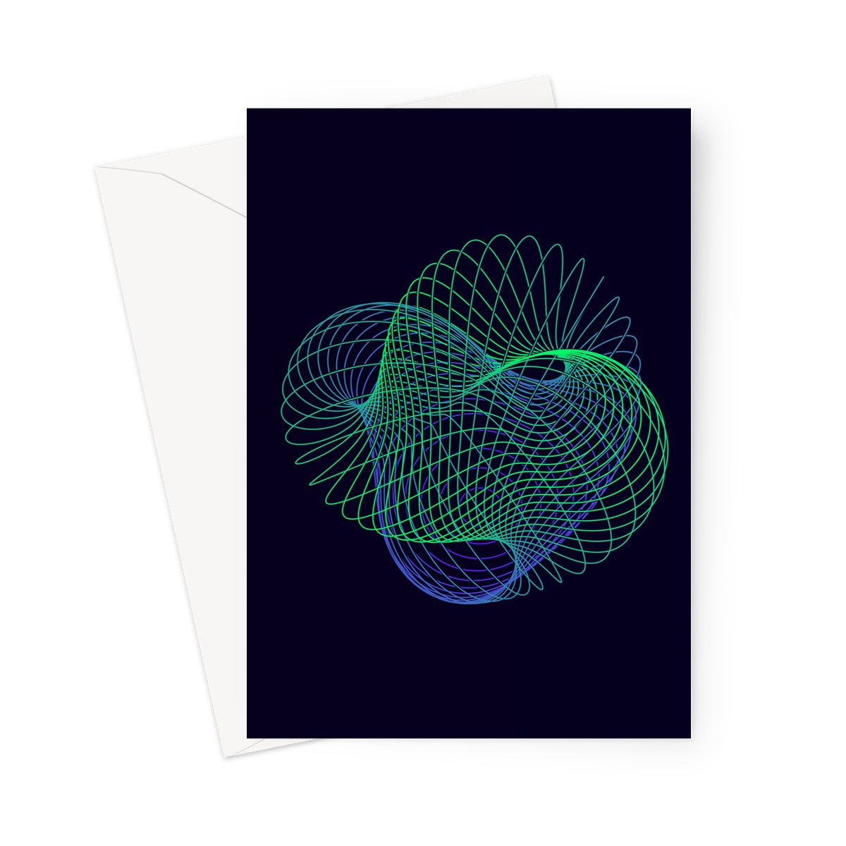 Projective Plane, Spring Greeting Card