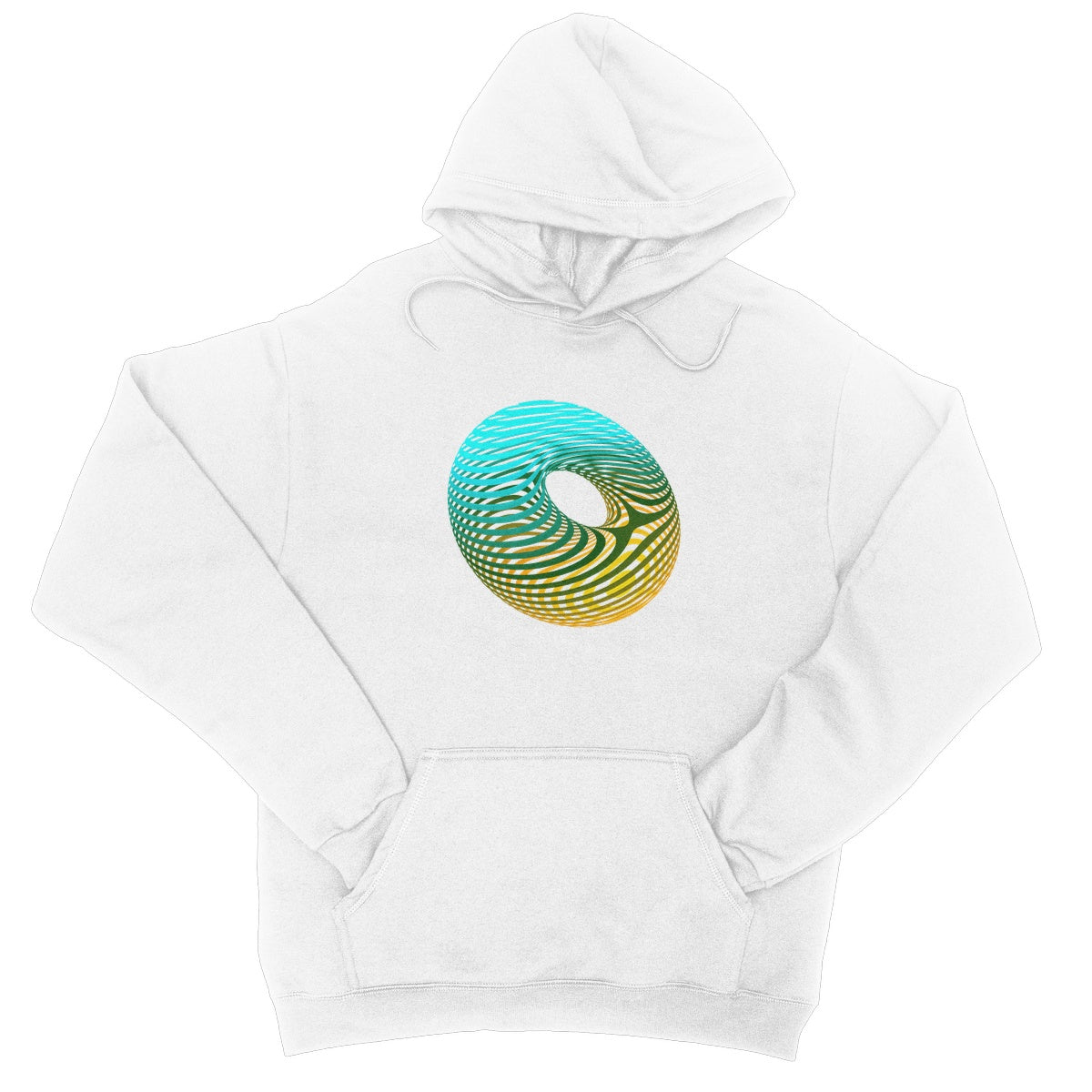 Morse Theory, Oblique College Hoodie