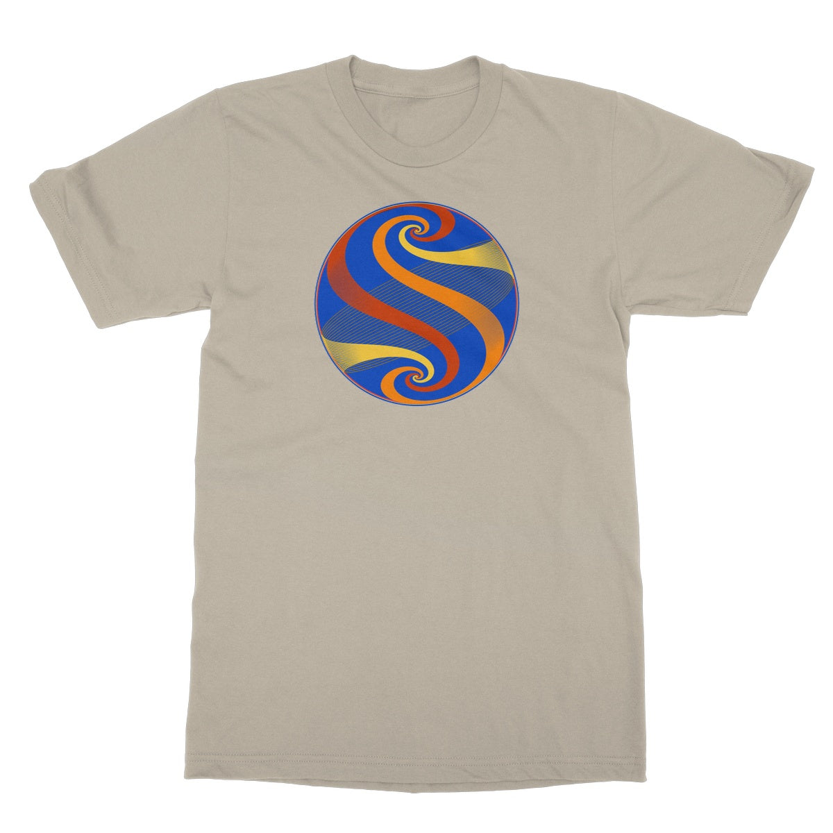 Möbius Flow, Autumn Globe Softstyle T-Shirt