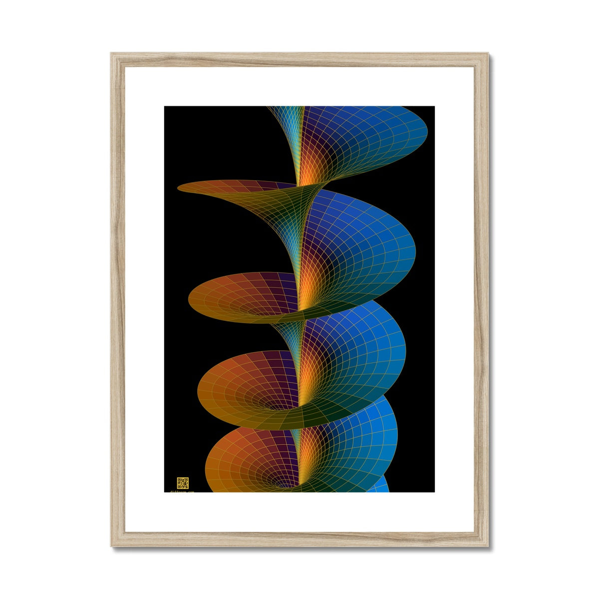 Riemann Surface of Log Framed & Mounted Print