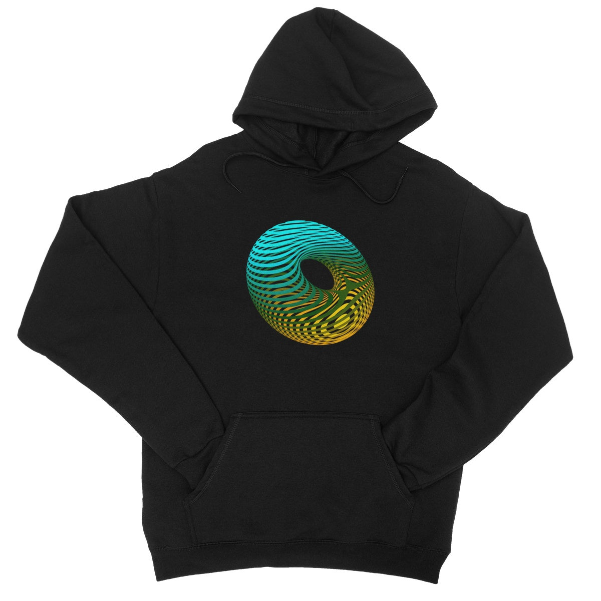 Morse Theory, Oblique College Hoodie