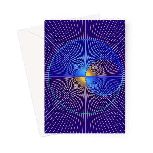 Projective Line Greeting Card