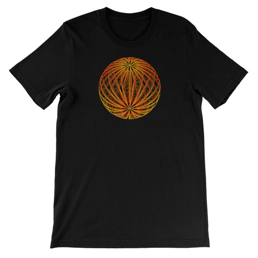 Dipole, Fire Sphere Unisex Short Sleeve T-Shirt