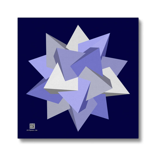 Five Tetrahedra, Winter Eco Canvas
