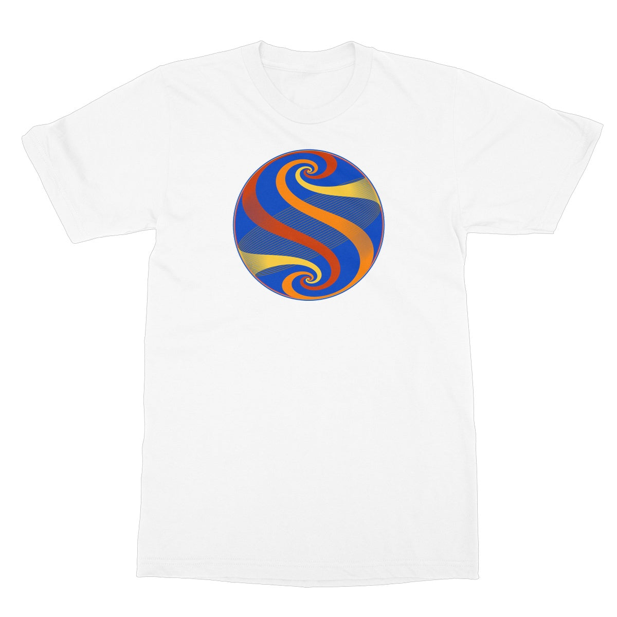 Möbius Flow, Autumn Globe Softstyle T-Shirt